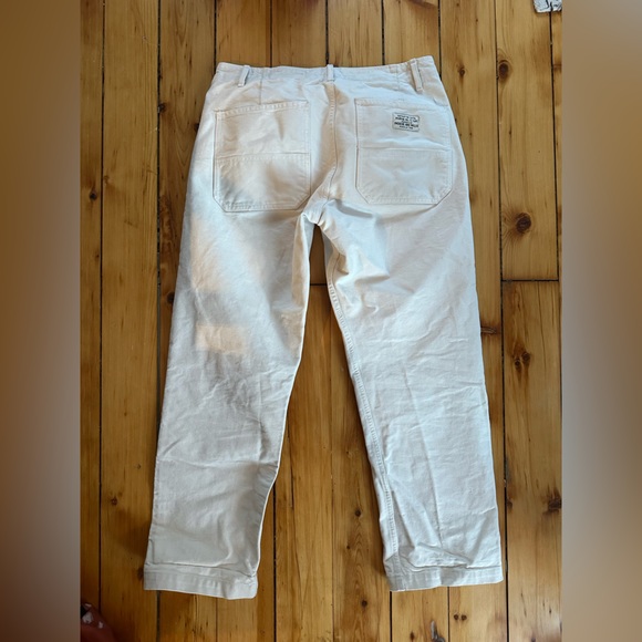 Imogene + Willie Hencye Canvas Workpant in Natural 34" x 30" - Picture 7 of 10